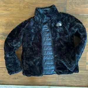 The North Face Girl’s reversible mossbud swirl jacket small 7/8